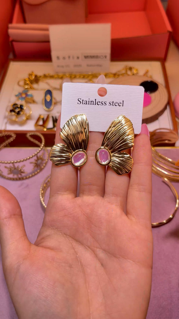 Stainless Steel 18K Gold Plated Jewelry Blind Bag