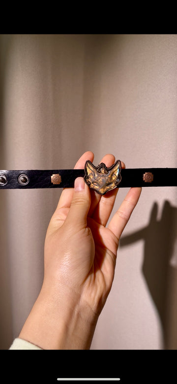 Copper Wire Fox Leather Bracelet